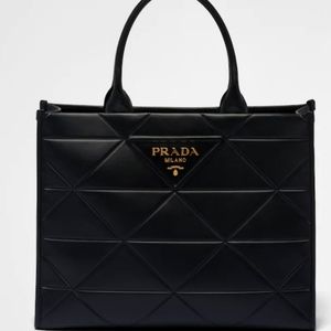 Large parada tote bag with topstitching